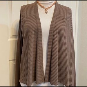 Anybody Brushed Knit Ribbed Cardigan